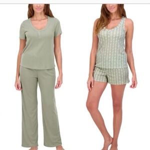 Live2Lounge Ladies 4 piece Pointelle Lounge Set Womens XL